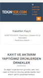 Mobile Screenshot of kasettenkayit.com